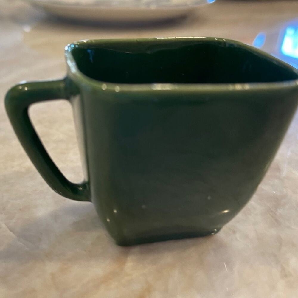Campa porcelain espresso demitasse cup green